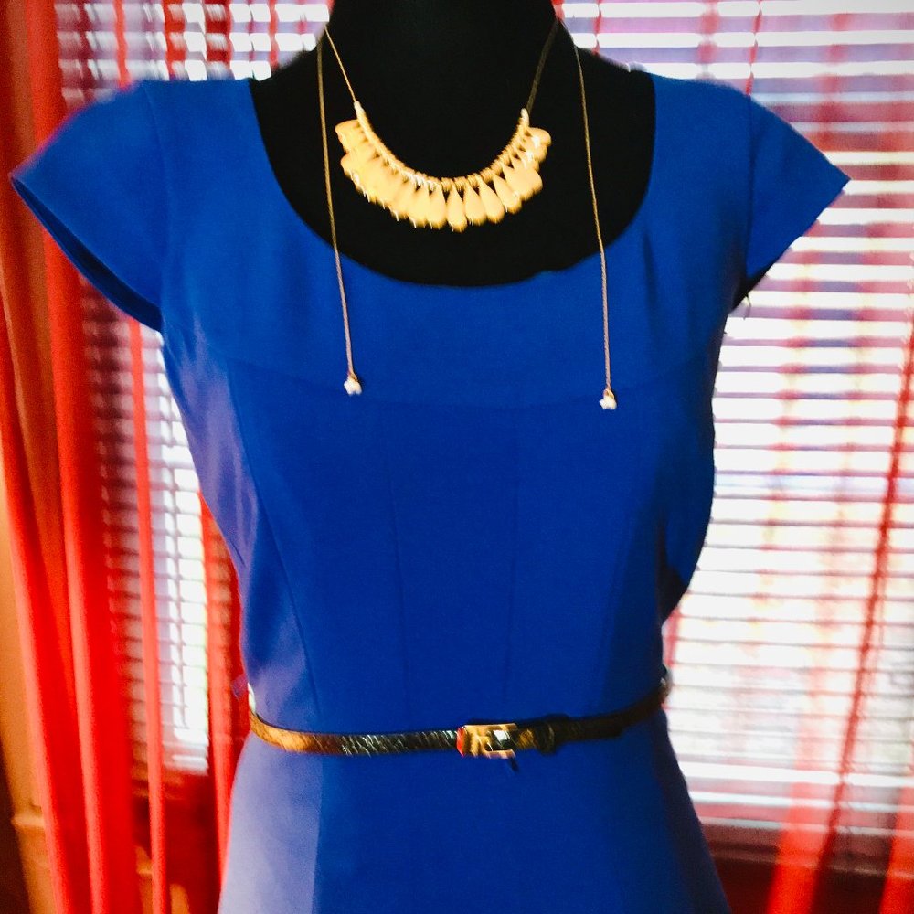 Electric Blue Dress - Size 2